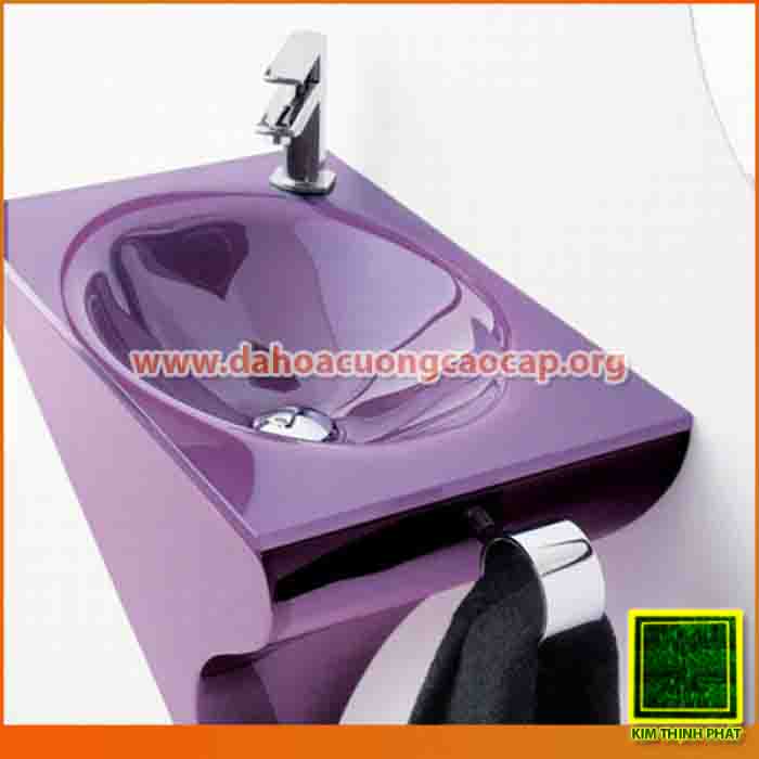 Lavabo Màu Tim Đơn Sắc Cực Đẹp Lavabo Màu Tim Đơn Sắc Cực Đẹp