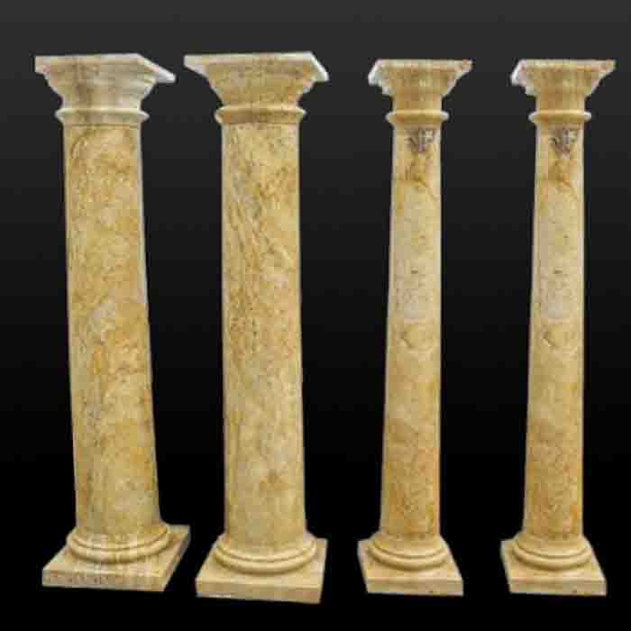 Cột tròn đá marble vàng Cột tròn đá marble vàng