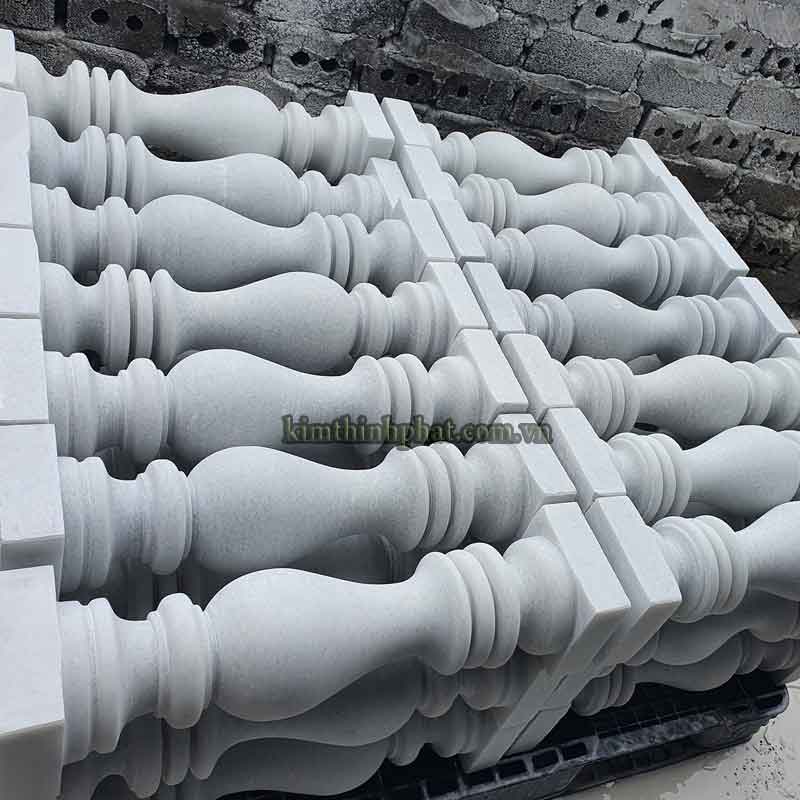 con tiện đá granite trắng 193