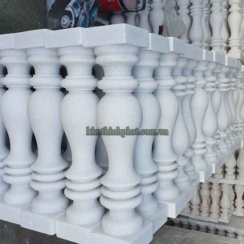 con tiện đá granite trắng 214