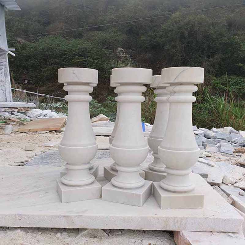 con tiện đá granite trắng 283