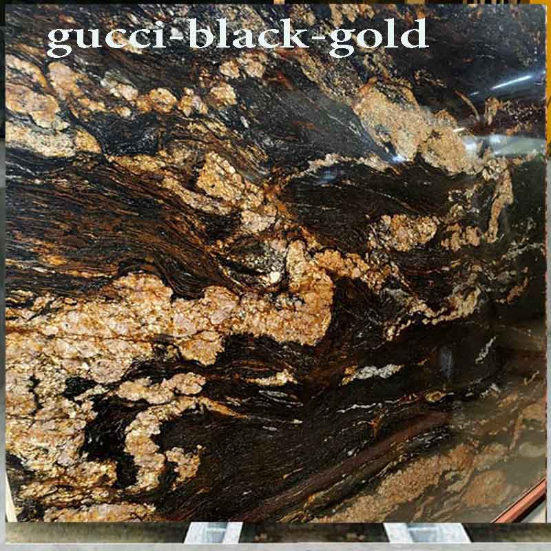 Đá granite gucci black golg thiên nhiên