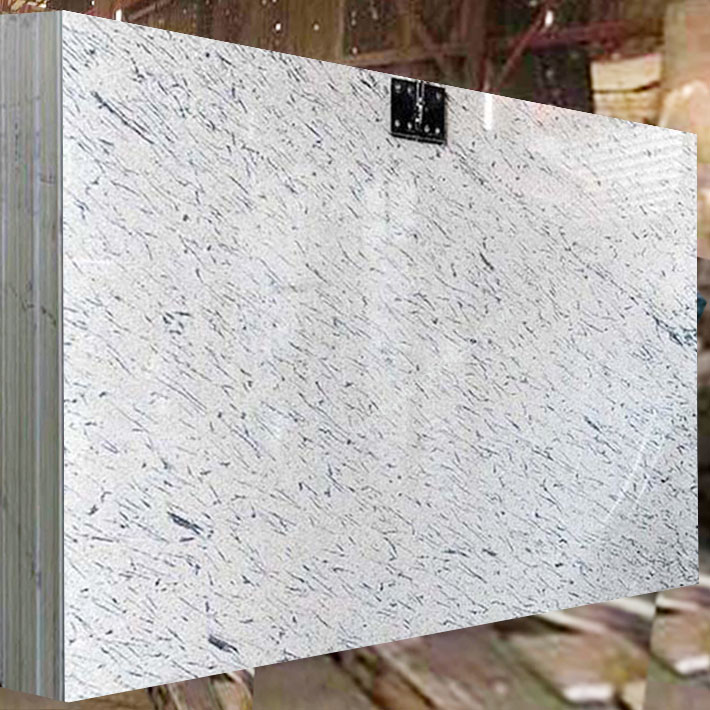 Đá hoa cương granite trắng vân xám nhẹ