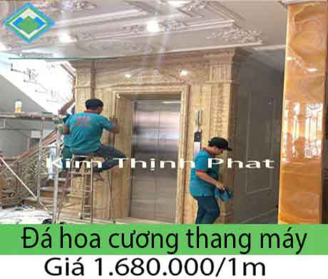 Đá hoa cương mẫu thang máy