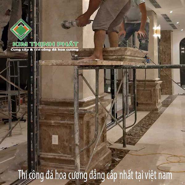 Đá hoa cương loại nào ốp cột vuông