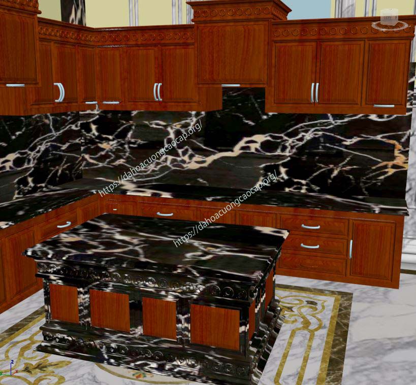 Đá marble black yellow