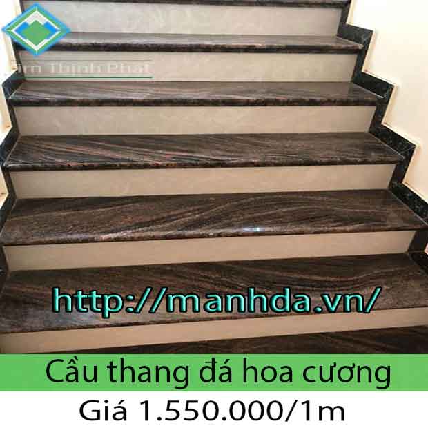 Giá đá hoa cương granite tự nhiên cầu thang 2023