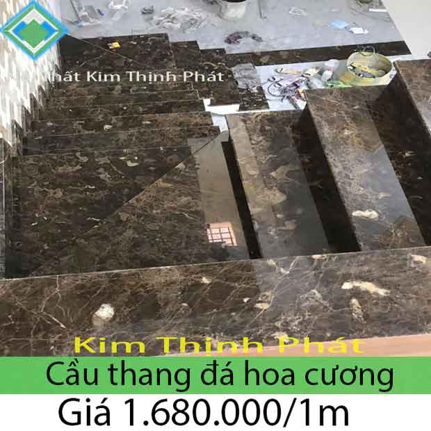 Giá đá hoa cương granite tự nhiên lát cầu thang 2023