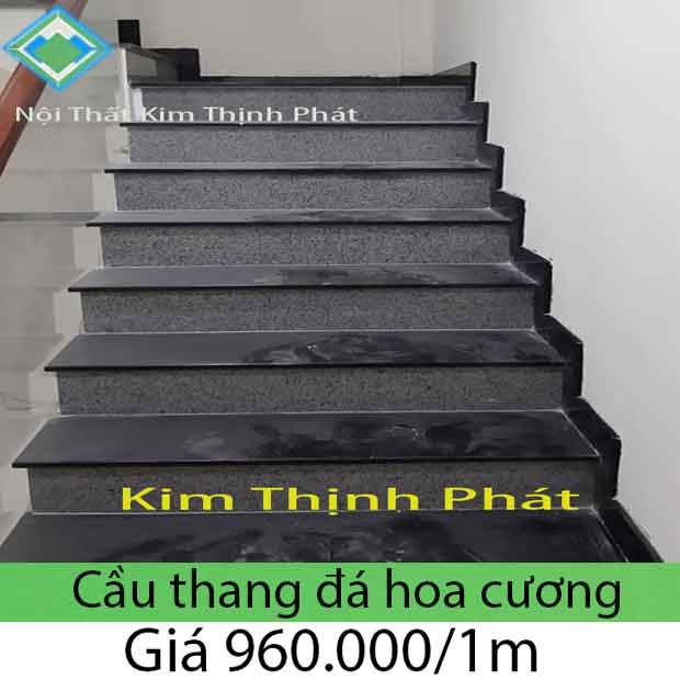 Giá đá hoa cương granite tự nhiên lát cầu thang 2023