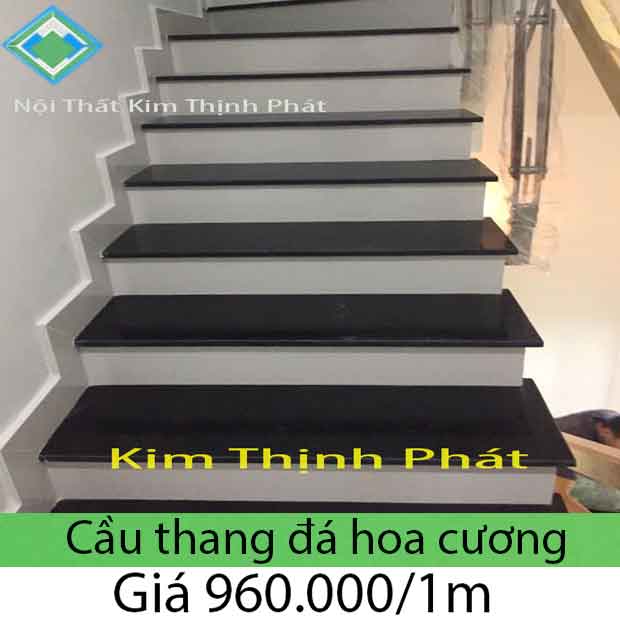 Giá đá hoa cương granite tự nhiên lát cầu thang 2023