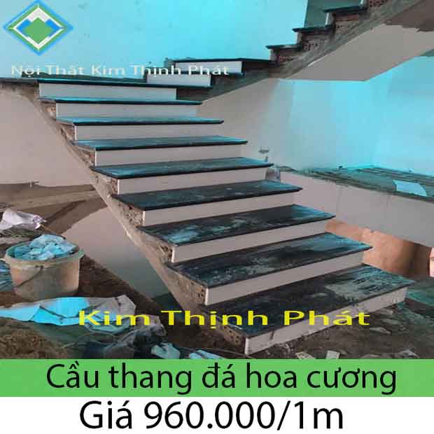 Giá đá hoa cương granite tự nhiên lát cầu thang 2023