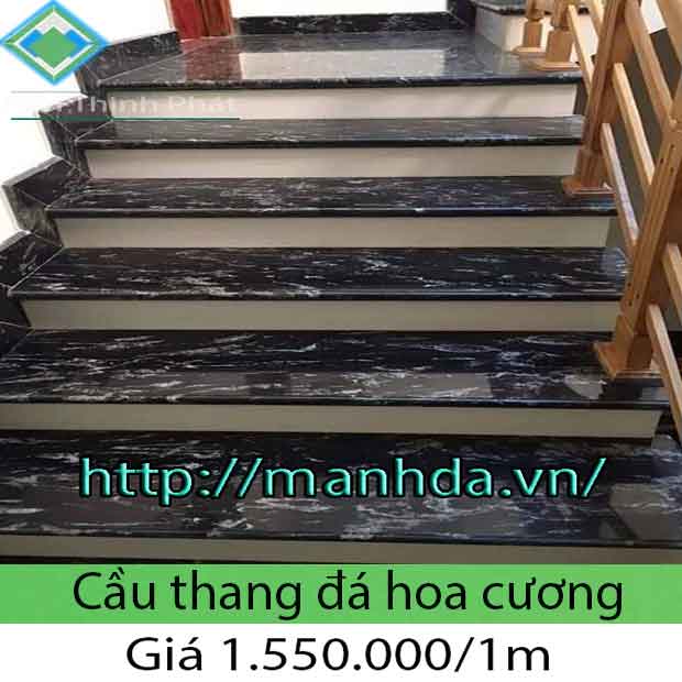 Giá đá hoa cương granite tự nhiên lát cầu thang 2023