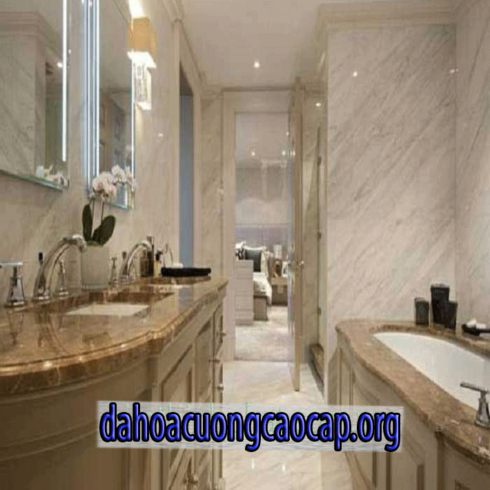 Giá đá hoa cương granite tự nhiên phòng tắm 2023