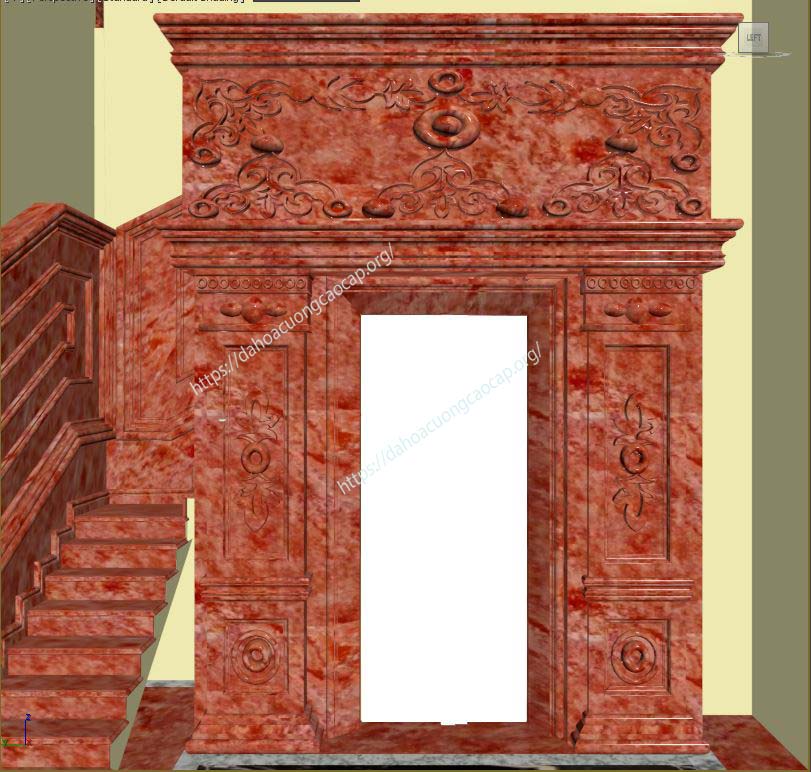 Giá đá marble đỏ huyết