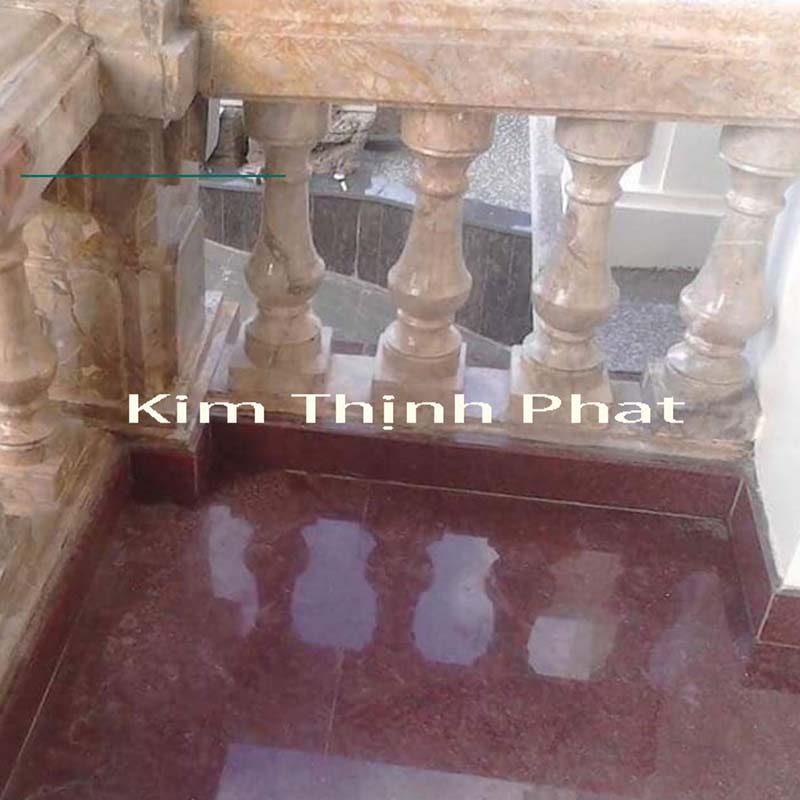 Lan can con tiện đá granite