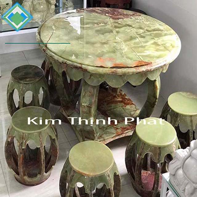 Thi công đá hoa cương bàn ghế