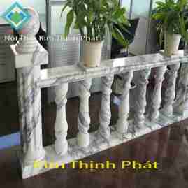 con tiện đá lan can granite trắng 39