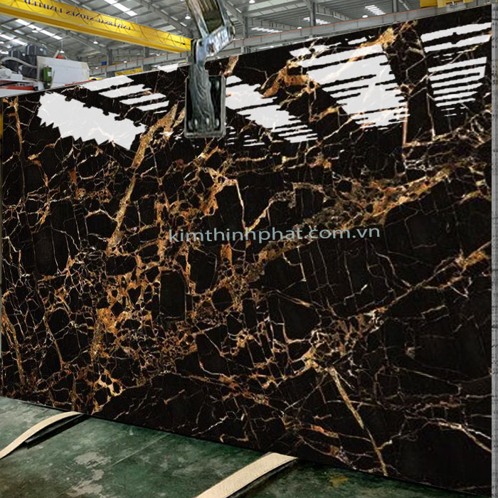 Đá marble Portoro Black