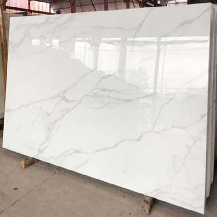 Đá hoa cương trắng sứ ý vân mây Đá hoa cương trắng sứ ý vân mây