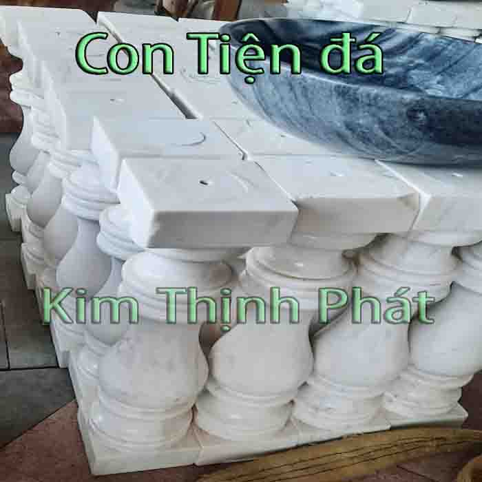 con tiện đá hoa cương trắng vân mây kim thịnh phát con tiện đá hoa cương trắng vân mây kim thịnh phát