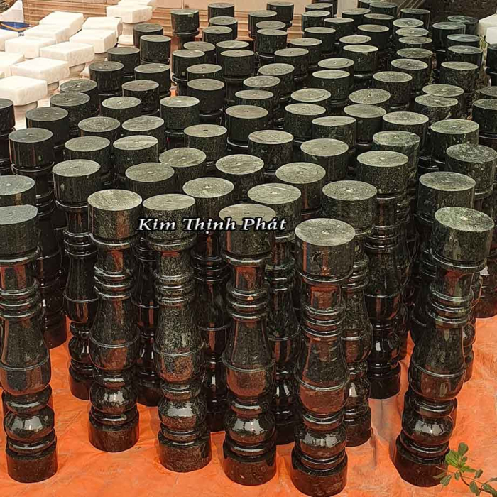 Con tiện Đá Hoa Cương đen kim thịnh phát