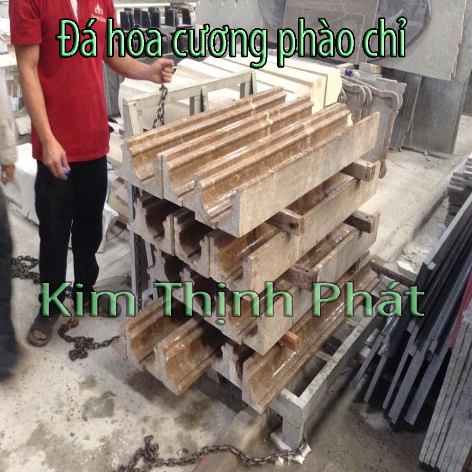 đá hoa cương chỉ phào chân cột